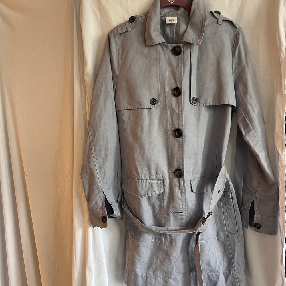 Cabi Tanner Trench Coat – Lavender, Size Small​